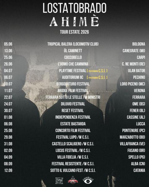 LOSTATOBRADO (con C.S.I.) - Ahimè Tour Estate 2026