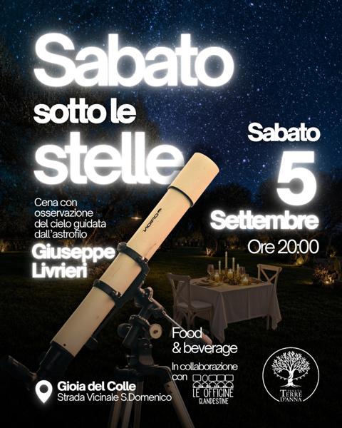 Sabato sotto le stelle