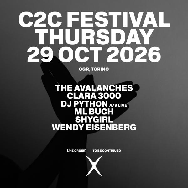 C2C FESTIVAL 2026 | DAY 1 | THU | OGR