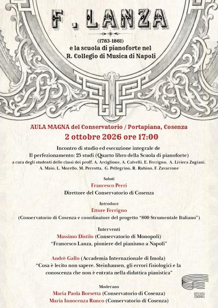 Francesco Lanza e la scuola di pianoforte nel R. Collegio di Musica di Napoli