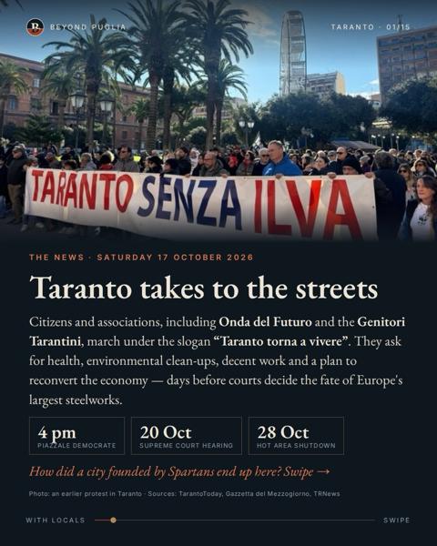 Taranto torna a vivere