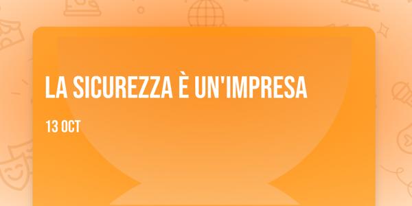 la sicurezza è un'impresa