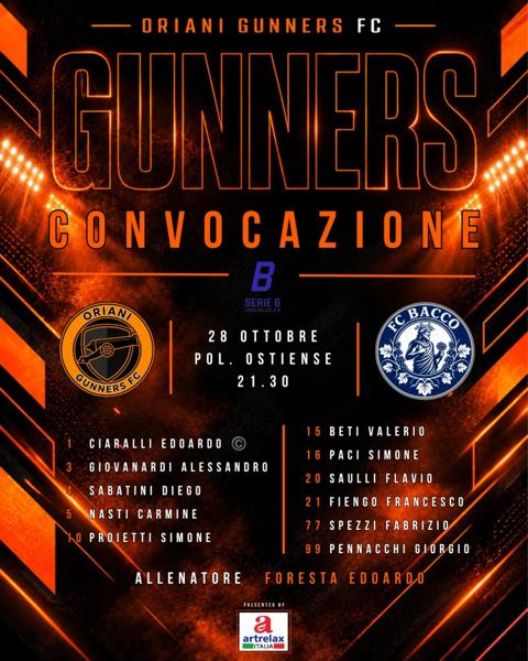Oriani Gunners FC vs FC Bacco