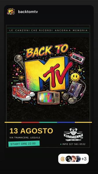 Back to MTV