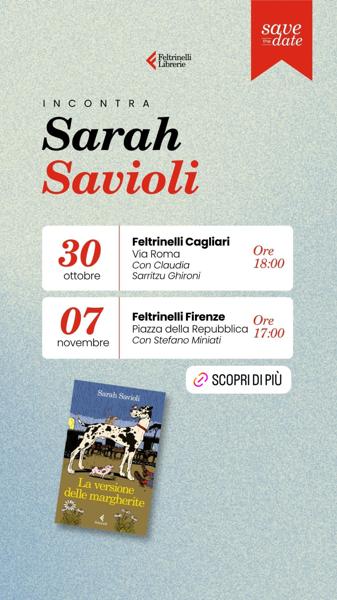 Incontra Sarah Savioli