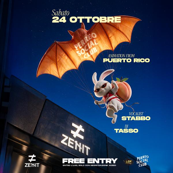 24 OTTOBRE - PERREO SOCIAL CLUB FREE ENTRY FINO ALL'1:00
