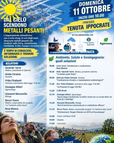 Convegno – Ambiente, Salute e Geoingegneria: quali soluzioni?
