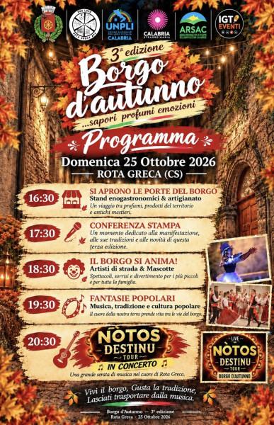 Borgo d'Autunno – Nòtos Destinu Tour