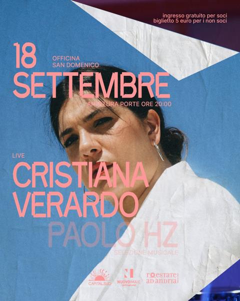Cristiana Verardo Live