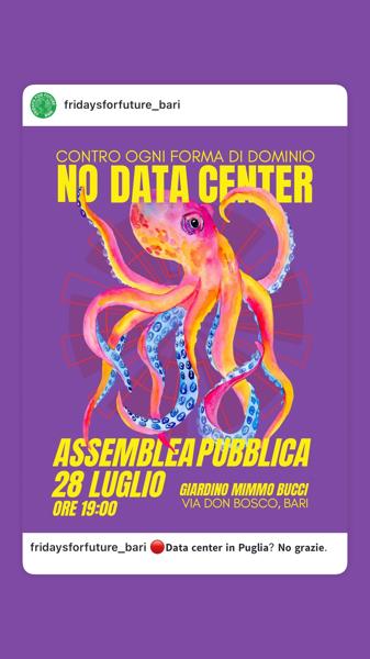 Assemblea Pubblica: No Data Center