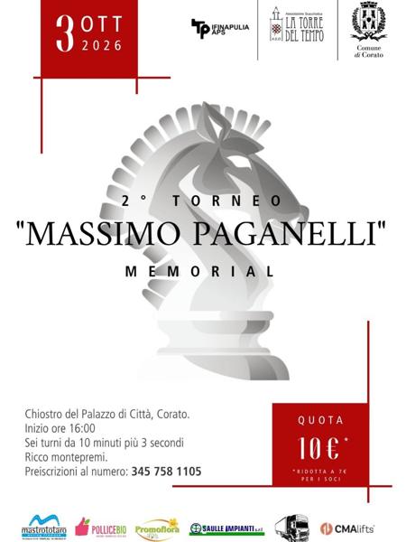 2° Torneo Memorial "Massimo Paganelli"