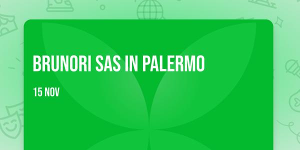 Brunori Sas in Palermo