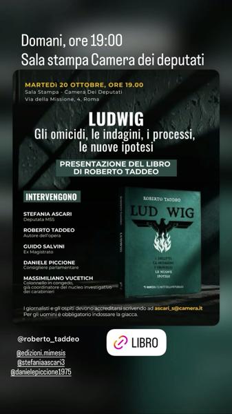 Ludwig - Presentazione del libro di Roberto Taddeo