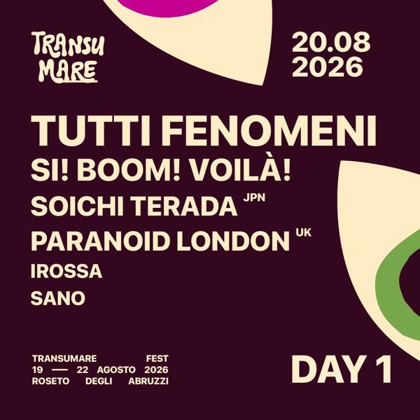 Transumare Fest 2026 - La Metamorfosi (Day 1)