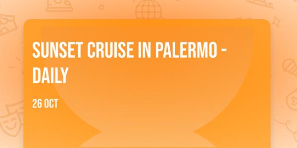 Sunset Cruise in Palermo - Daily