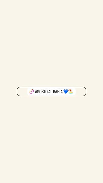 Agosto al Bahia