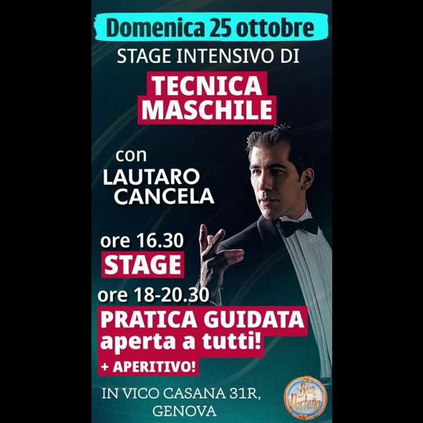Stage Intensivo di Tecnica Maschile con Lautaro Cancela