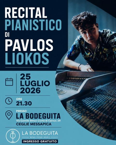 Recital pianistico di Pavlos Liokos