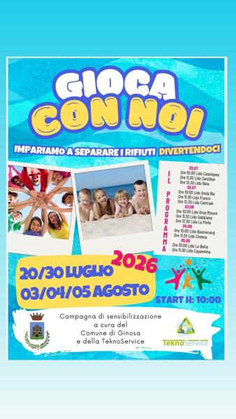 Gioca con noi - Impariamo a separare i rifiuti divertendoci