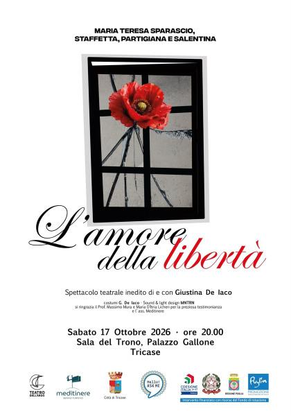 L'Amore della Libertà – Maria Teresa Sparascio, staffetta, partigiana e salentina