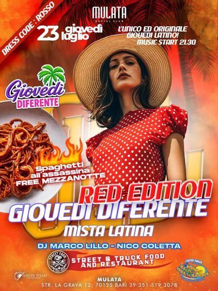 Giovedì Differente Red Edition