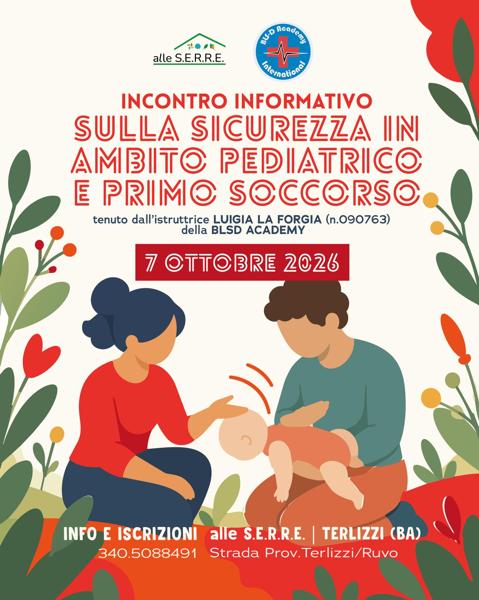 Incontro informativo sulla sicurezza in ambito pediatrico e primo soccorso