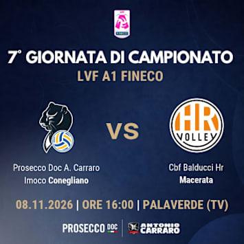 Prosecco Doc A. Carraro Imoco Conegliano vs CBF Balducci HR Macerata