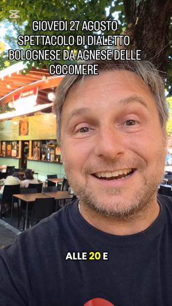 Spettacolo di dialetto Bolognese da Agnese delle Cocomere
