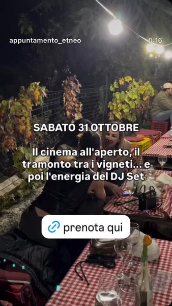 Cinema all'aperto e DJ Set