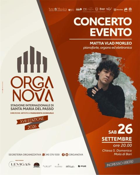 Mattia Vlad Morleo - Concerto Evento per Organova