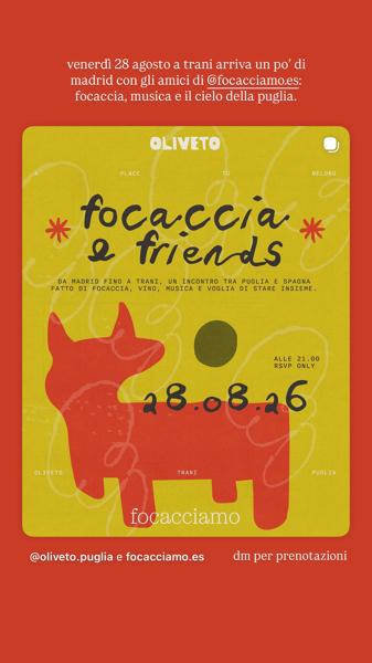 Focaccia e Friends