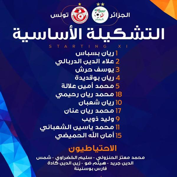 Tunisia U21 vs Algeria U21