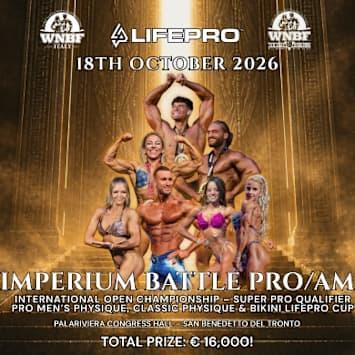 WNBF Italy Imperium Battle - International Pro/Am