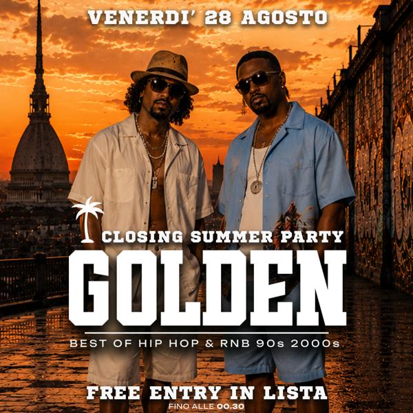 GOLDEN - VEN 28.08 - @GANAS