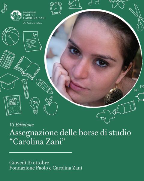 Assegnazione delle Borse di Studio Carolina Zani - VI Edizione
