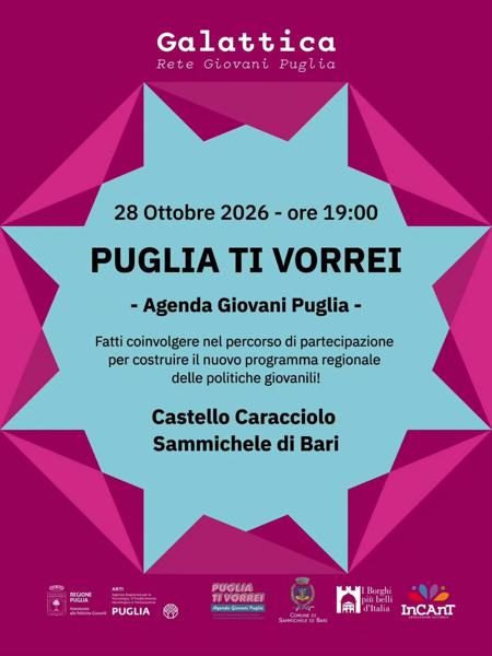 Puglia ti vorrei - Agenda Giovani Puglia