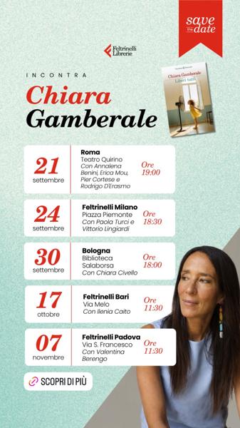 Incontra Chiara Gamberale