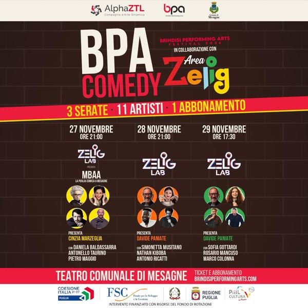 BPA Comedy 2026: Abbonamento 3 serate