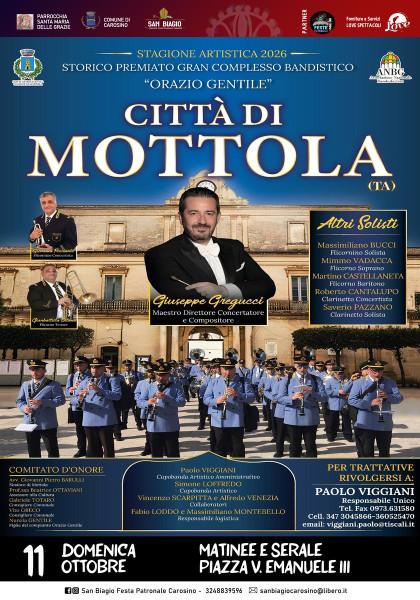 Gran Complesso Bandistico "Orazio Gentile" Città di Mottola - Festa di San Biagio