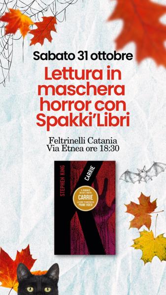Lettura in maschera horror con Spakki'Libri