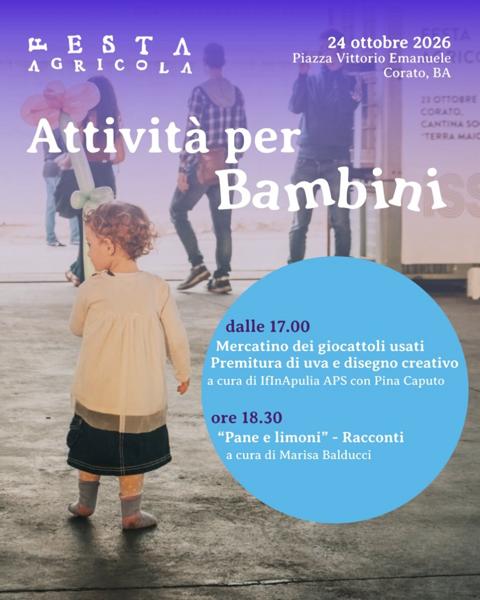 Festa Agricola - Attività per Bambini