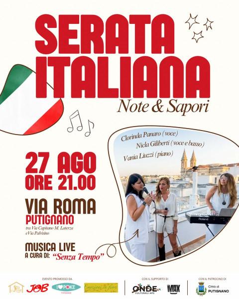 Serata Italiana: Note & Sapori