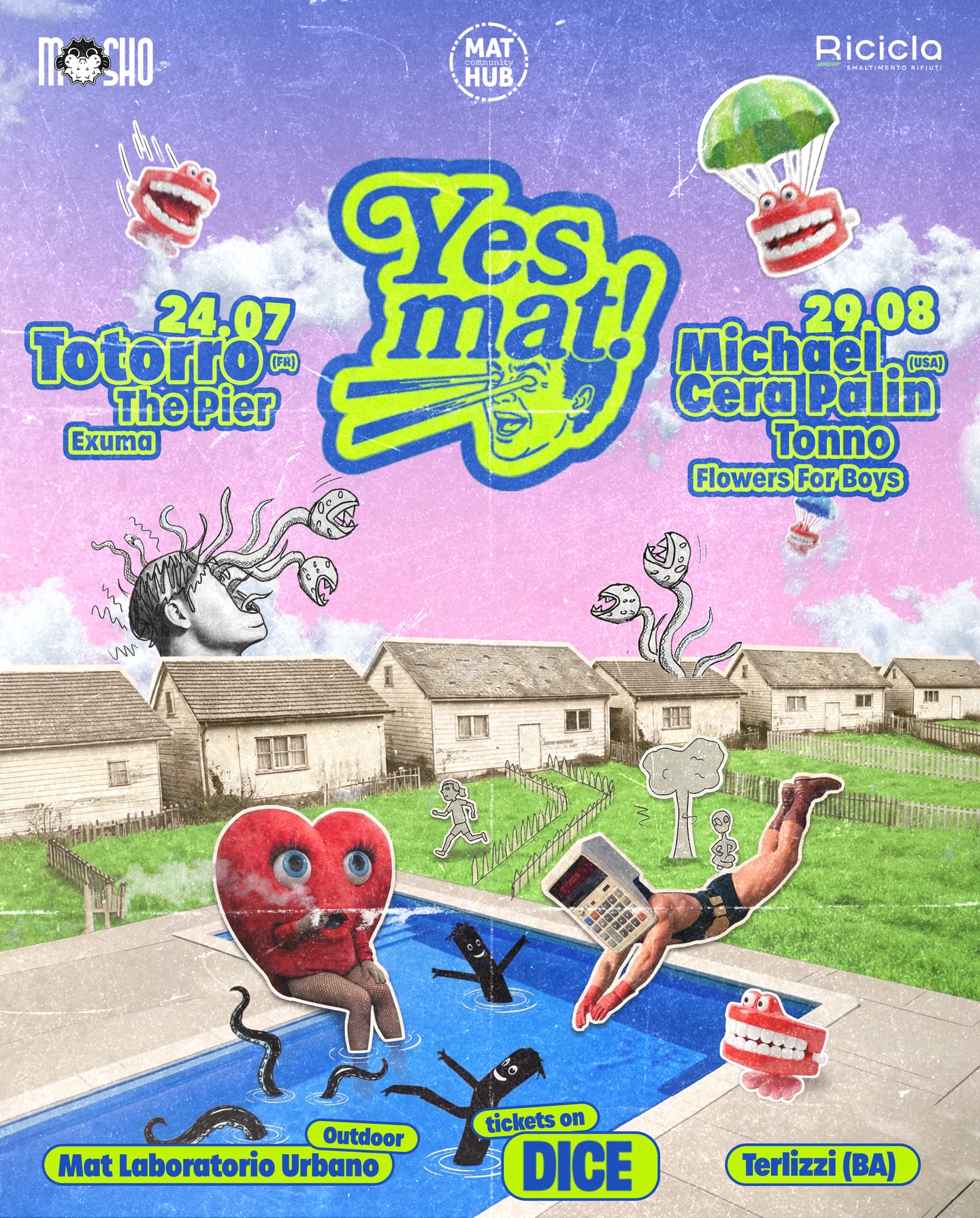 YES MAT! - Michael Cera Palin, Tonno, Flowers for Boys