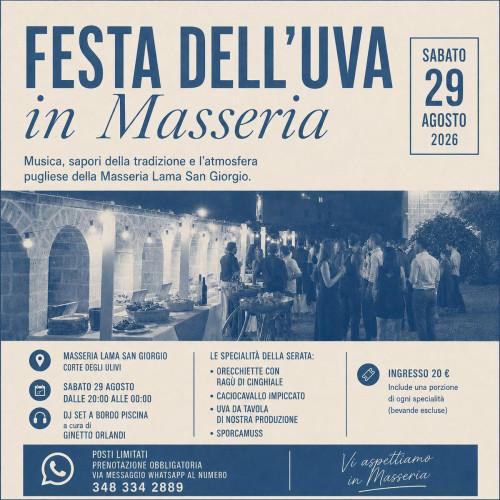 Festa dell'Uva in Masseria