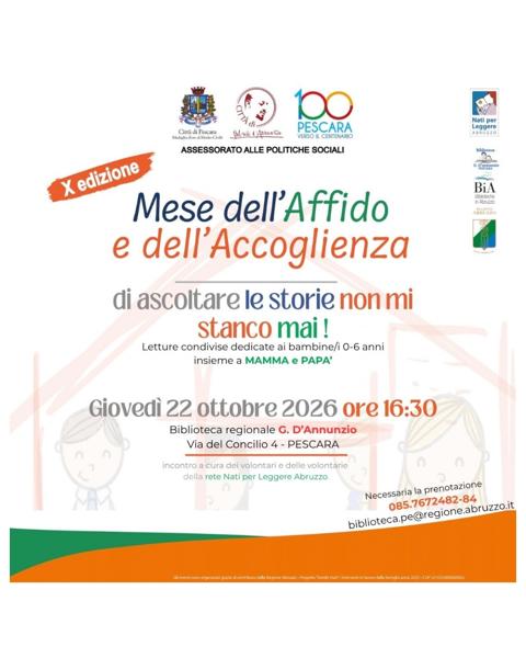 Di ascoltare le storie non mi stanco mai!