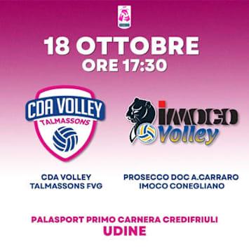 CDA Volley Talmassons FVG vs Prosecco DOC Imoco Conegliano