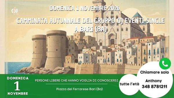 Camminata Autunnale del Gruppo OJ Eventi Single