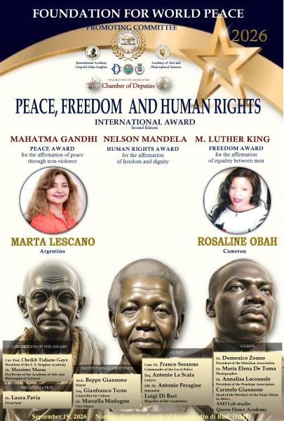 Peace, Freedom and Human Rights International Award