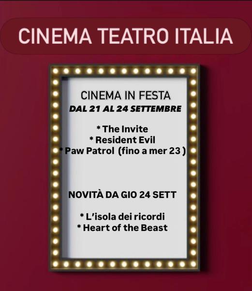Cinema in Festa - Nuovi Film