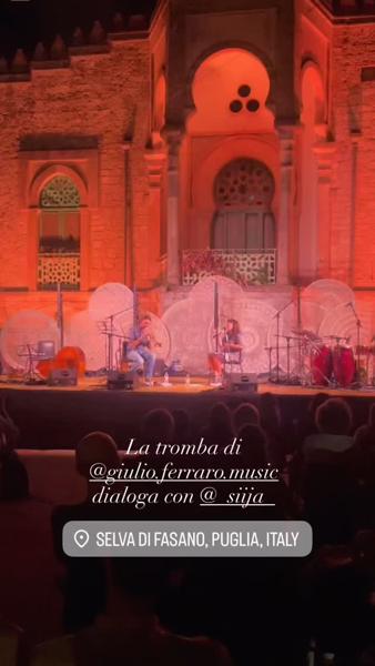 La tromba di Giulio Ferraro dialoga con Sitja